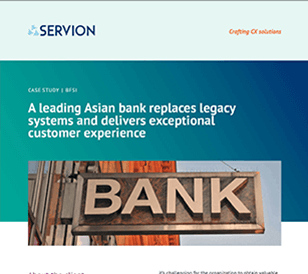 A leading Asian bank replaces legacy systems and delivers exceptional customer experience