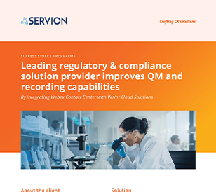 Leading regulatory & compliance solution provider improves QM and recording capabilities