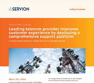 Leading telecom provider improves customer experience by deploying a comprehensive support platform