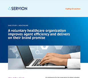A voluntary healthcare organization improves agent efficiency and delivers on their brand promise