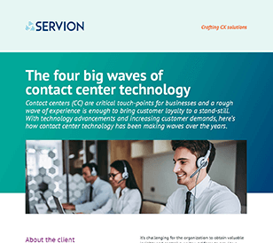 The four big waves of contact center technology