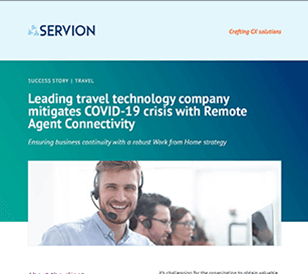 Leading travel technology company mitigates COVID-19 crisis with Remote Agent Connectivity