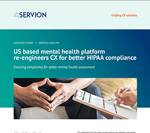 US based mental health platform re-engineers CX for better HIPAA compliance