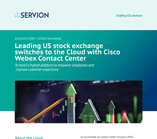 Leading US stock exchange switches to the Cloud with Cisco Webex Contact Center