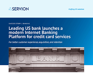 Leading US bank launches a modern Internet Banking Platform for credit card services