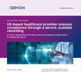 US-based healthcare provider ensures compliance through a secure, scalable recording