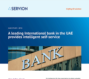 Leading international bank in the UAE provides intelligent self-service