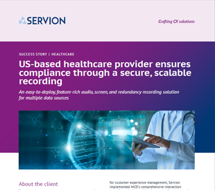 US-based healthcare provider ensures compliance through a secure, scalable recording