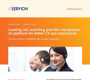 Leading call recording provider reengineers its platform for better CX and automation