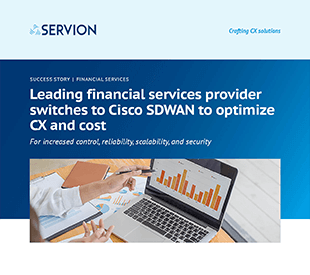 Leading financial services provider switches to Cisco SDWAN to optimize CX and cost – Success Story