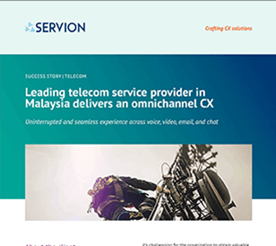 Leading telecom service provider in Malaysia delivers an omnichannel CX – Success Story