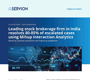 leading stock brokerage firm in india resolves escalated cases using mihup interaction analytics